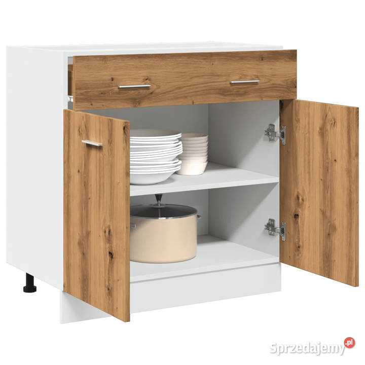 Szafka z szufladą dąb artisan 80x46x815 WM856093 Kuchenne mazowieckie Warszawa
