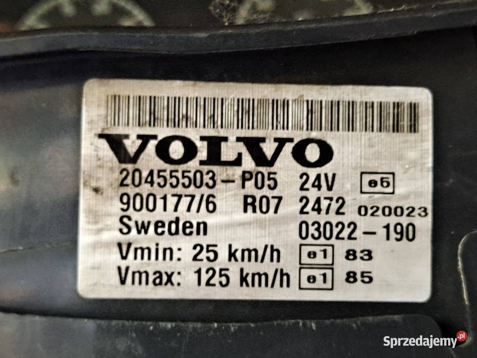 Zegar Licznik 20455503 P05 Volvo ciężarowe Liczniki i zegary świętokrzyskie Zawichost
