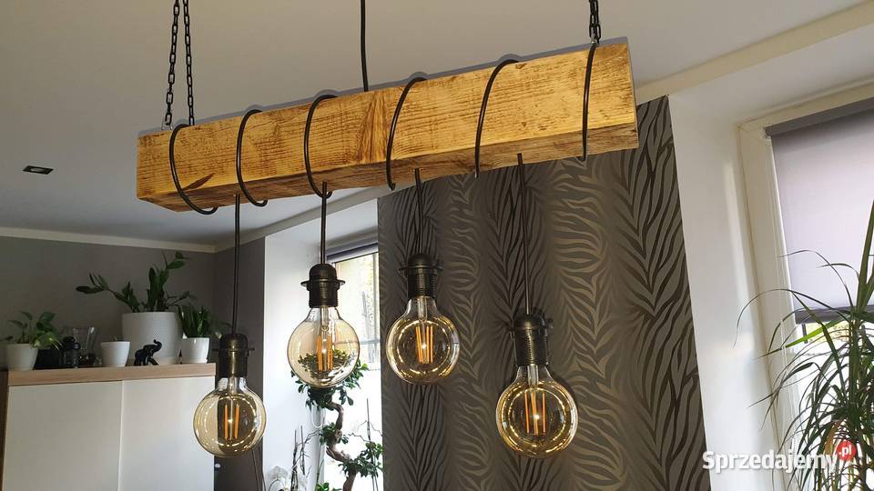 Lampa wisząca stara belka retro vintage Wrocław sprzedam