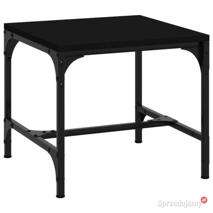 Stolik boczny czarny 40x40x35 materiał mazowieckie Warszawa