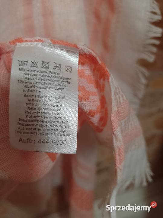 Ekskluzywna duża chusta oversize z Londynu szal Kraków