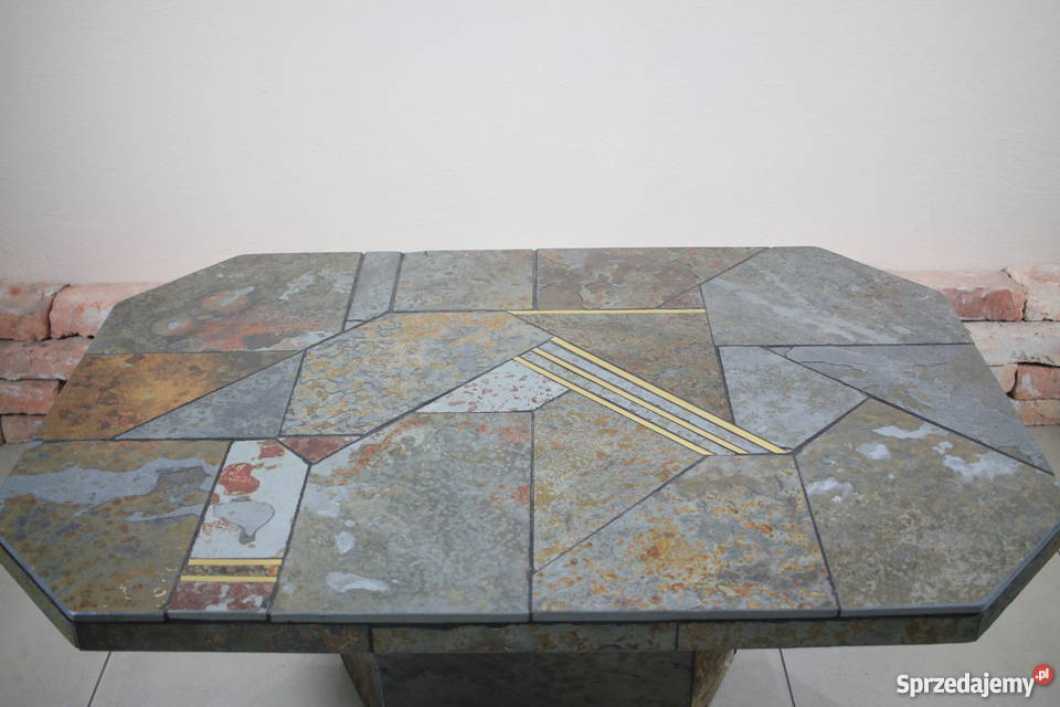 Piękna ława kamienna nietypowa i stylowa Pszczyna