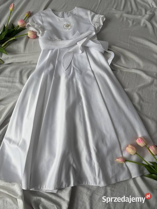 Komunijna sukienka z futerkiem Jordanów sprzedam
