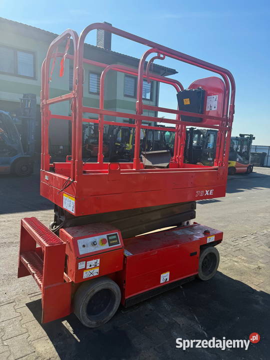 zwyżka podnośnik nożycowy MANITOU 78XE 24V 230 Maszyny budowlane Działoszyn