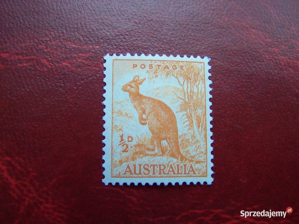 Australia 1938 MNH Mi 137 Fauna Zwierzęta Kangur Filatelistyka Tychy