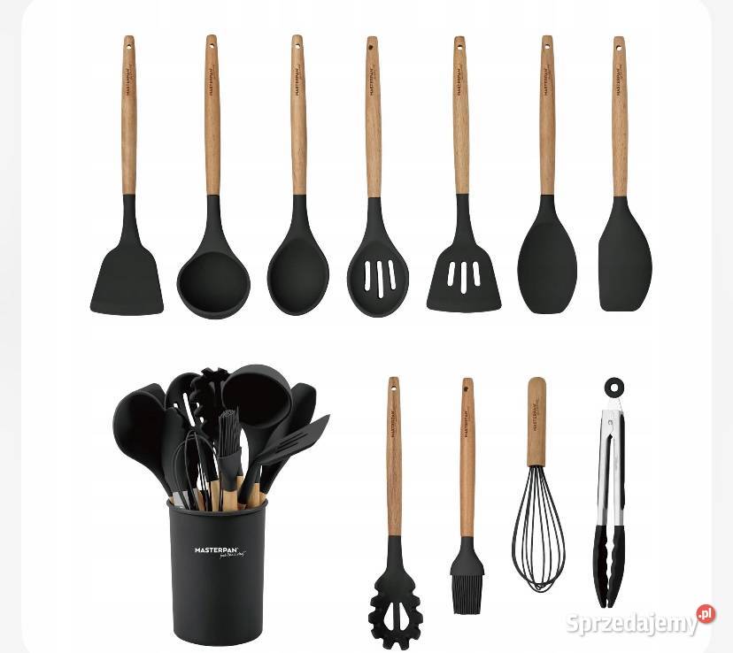 59 Przybory kuchenne silikonowe 12 sztuk Zabrze sprzedam