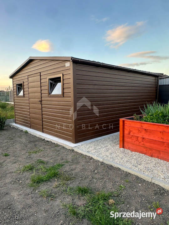 Schowek Domek Ogrodowy 5x4m Drzwi 2x okno Rynny