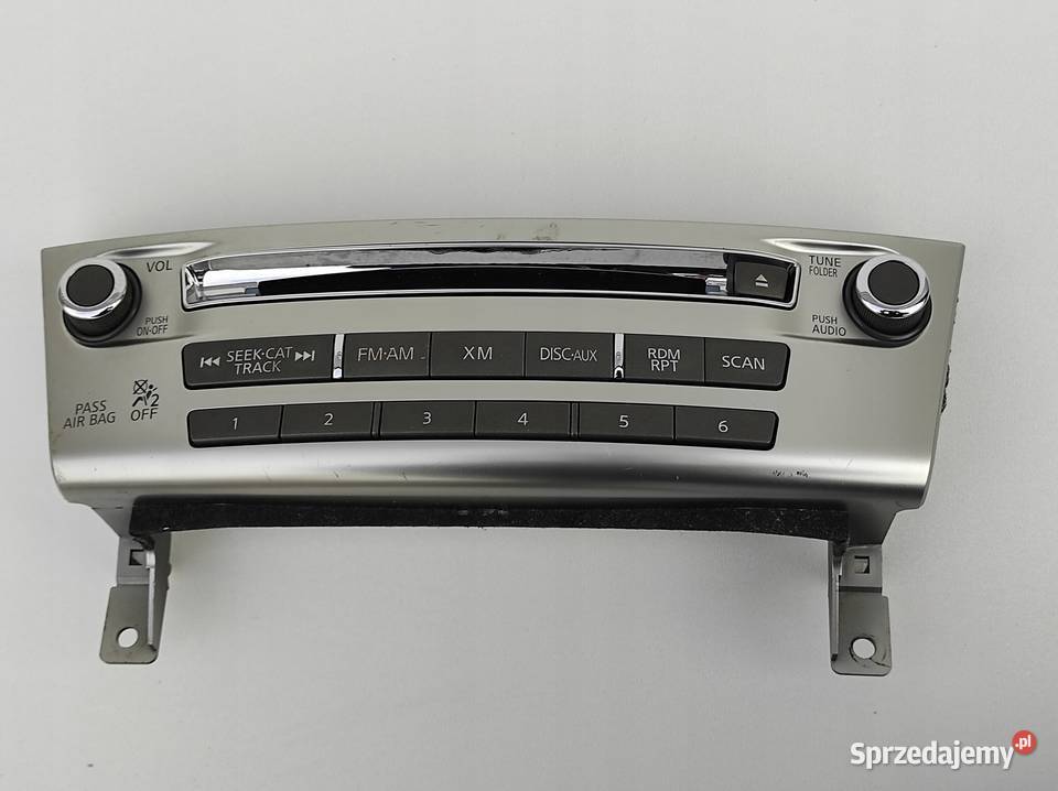 PANEL RADIA ODTWARZACZA INFINITI Q70 M35 M37 USA Nowy Tomyśl