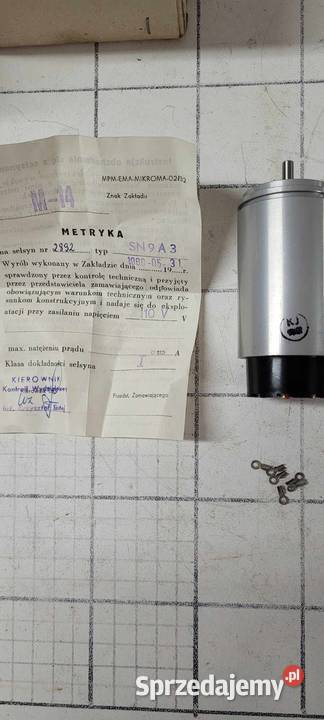 SN9A3 SELSYN NAPIĘCIE 110V ŻURAW ŻB wielkopolskie Luboń