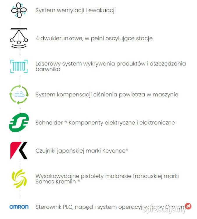 AUTOMATYCZNA MASZYNA DO LAKIEROWANIA 1300 AS P