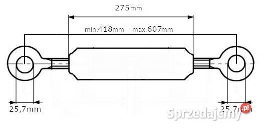 Łącznik górny 257 x 257 418607 mm 1375101505 Kamionna sprzedam