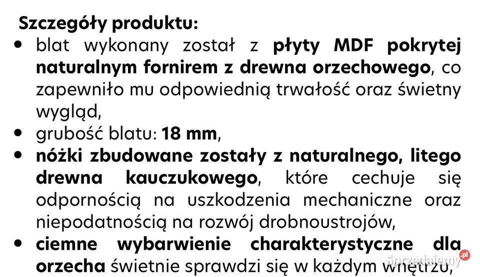 Stół nowy