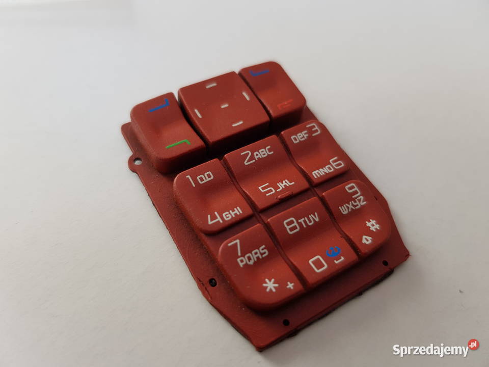Klawiatura Klawisze Nokia 3220 czerwona NOWE Leszno
