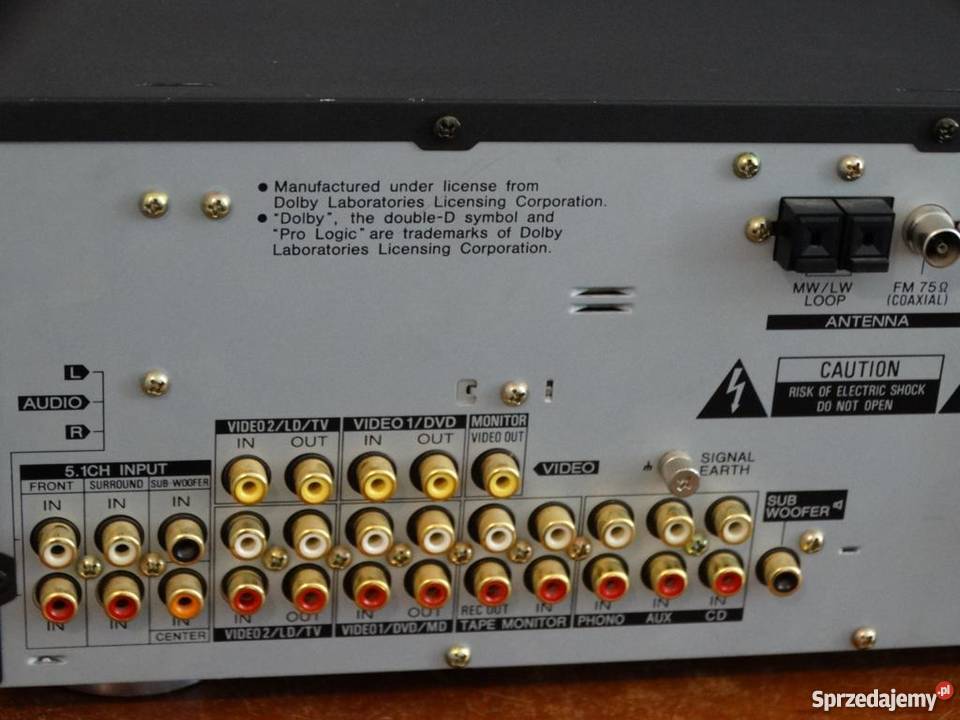 Amplituner Aiwa D37 pilot korektor Jasło