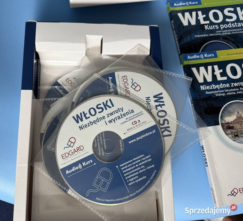 Włoski multipakiet Edgard 2 książki 6xCD 1xMP3 Gdańsk