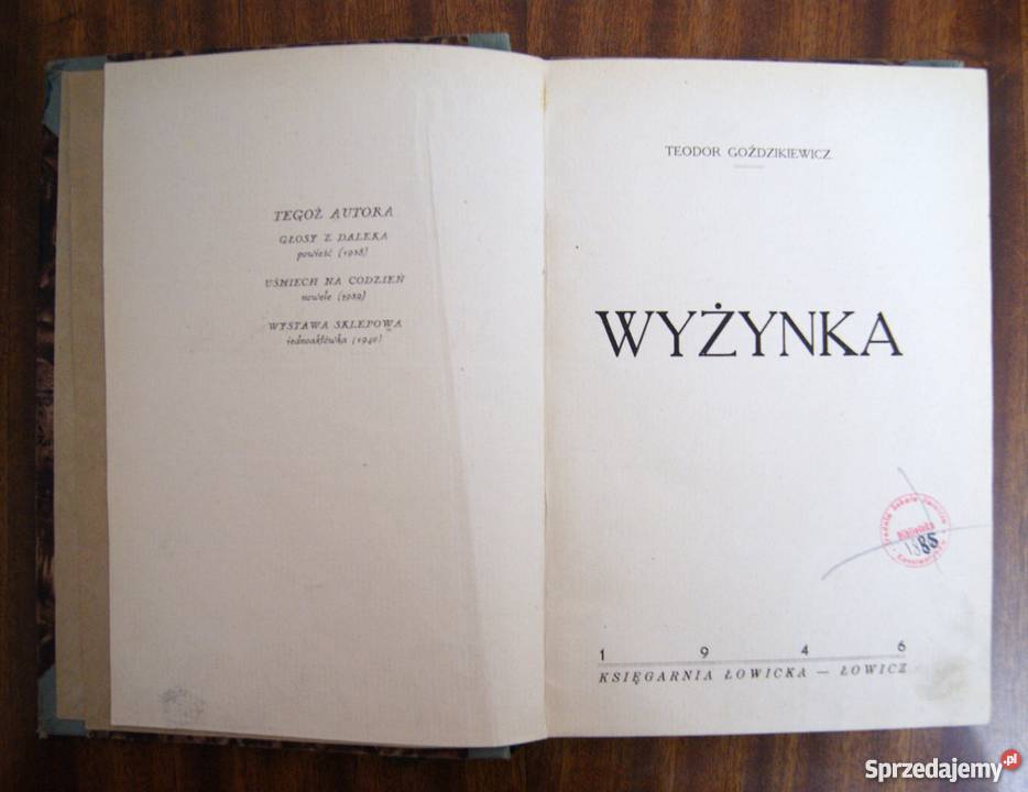 Teodor Goździkiewicz Wyżynka 1946 lubelskie Parczew