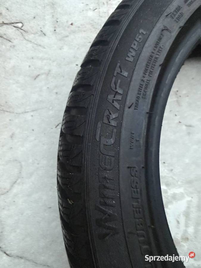 Opony zimowe prawie nowe 4