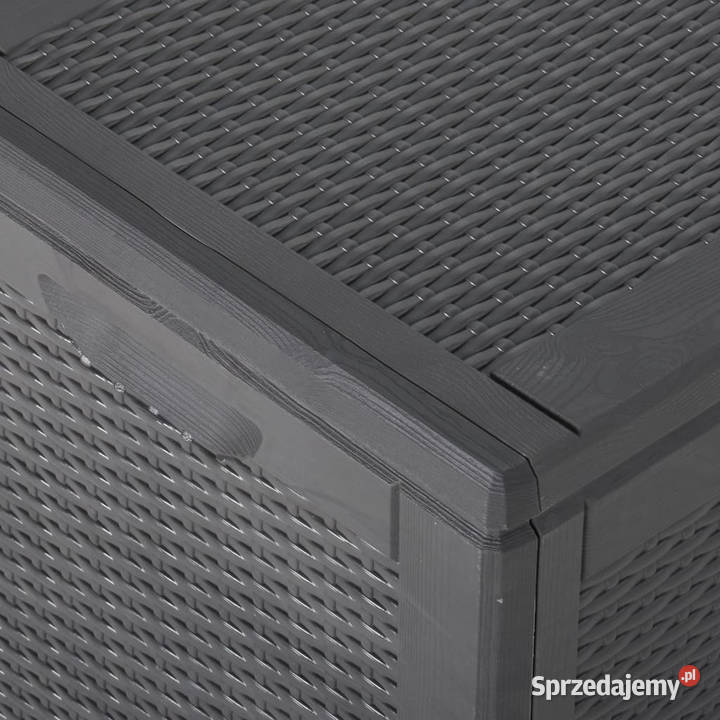 Skrzynia ogrodowa 180 L czarna rattan PP Warszawa sprzedam