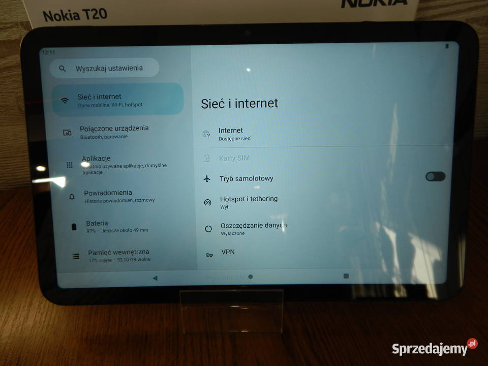 Tablet Nokia T20 464GB slot na kartę SIM Leżajsk