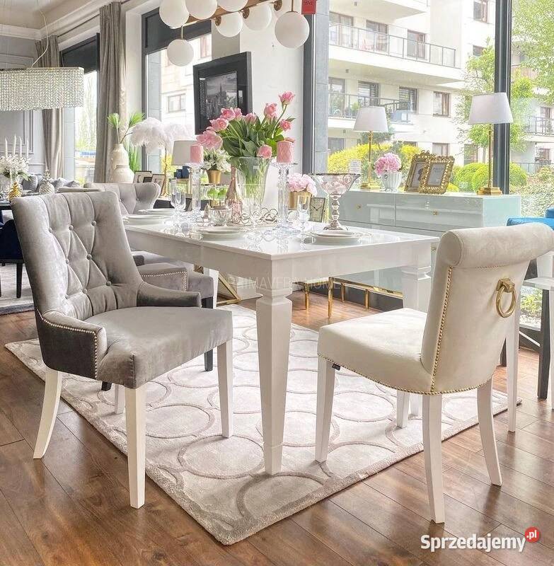 Biały stół glamour ELEGANCE Warszawa