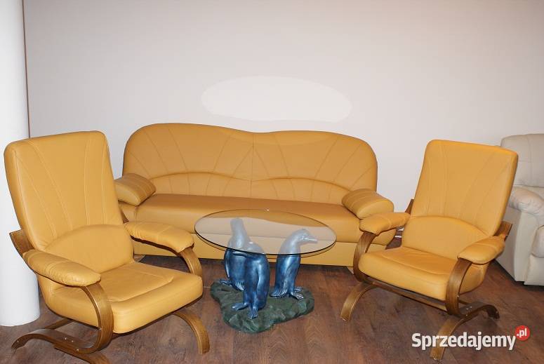 Bestselerowa wersalka Gala w skórze naturalnej śląskie