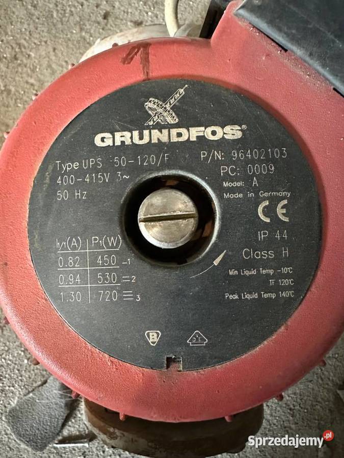 POMPA CO WODNA CYRKULACYJNA GRUNDFOS UPS 50120F Góra