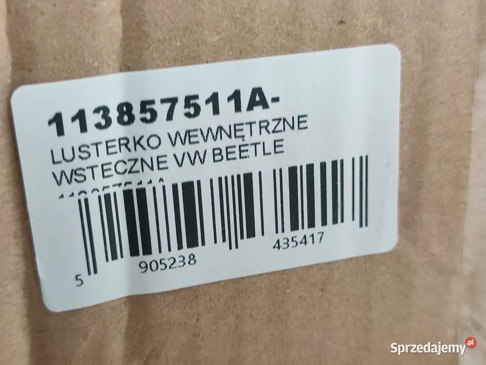 LUSTERKO WEWNĘTRZNE WSTECZNE CHROM VOLKSWAGEN osobowe