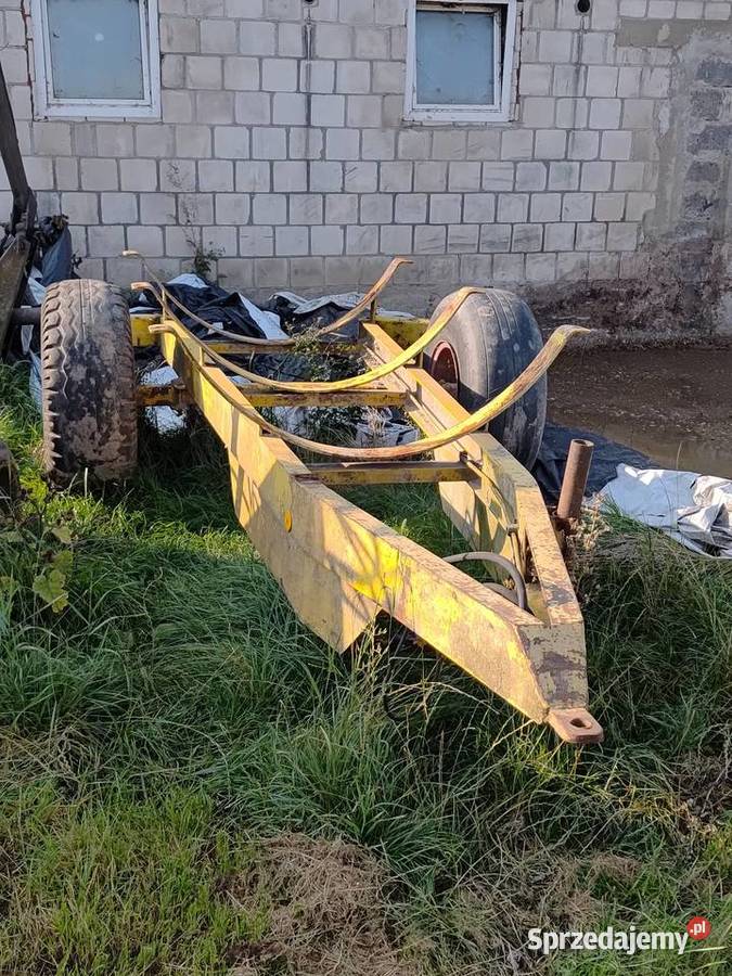 Rama beczkowozu zdrowa solidna koła zaczep oś Czyżew