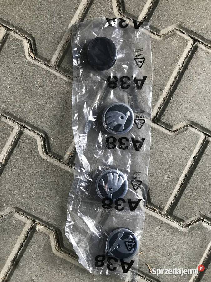 Kapselki dekielki skoda 4 Kpl Nowe oryginał aso Lublin