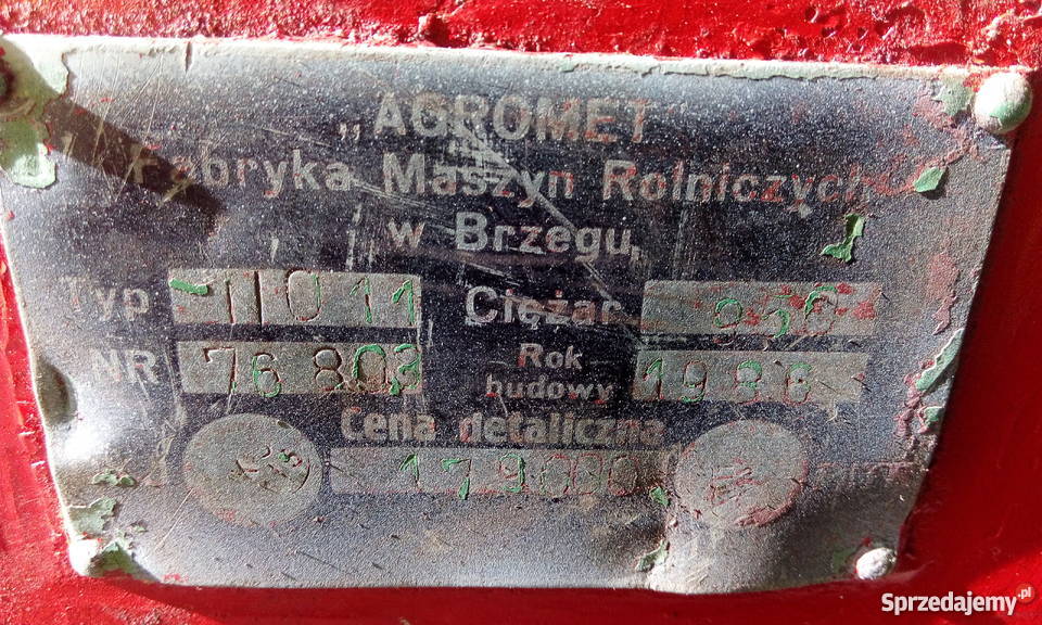 Rozsiewacz wapna RCW Piast Lubień Kujawski