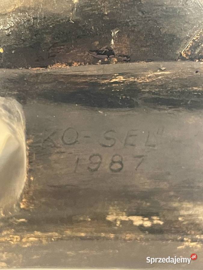 Rzeźba gipsowa Józef Piłsudski PRL sygn KOSEL