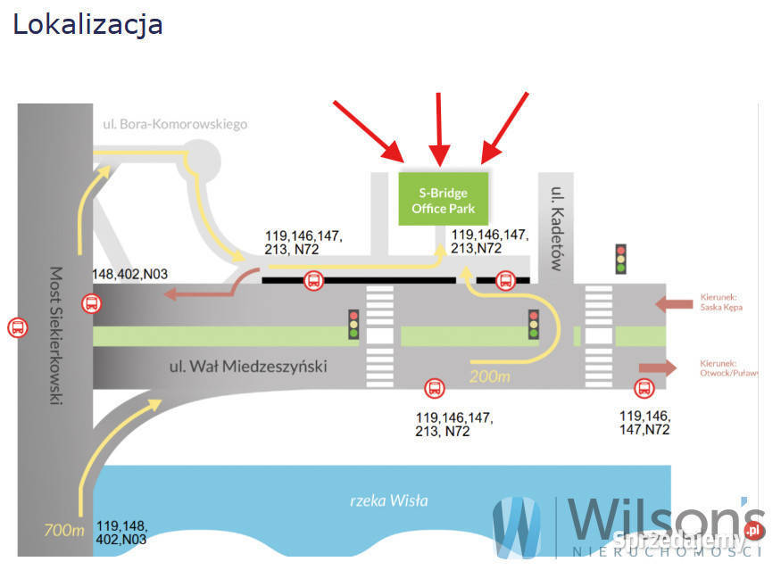 Lokal Warszawa Wał Miedzeszyński 127m2 Wynajem mazowieckie