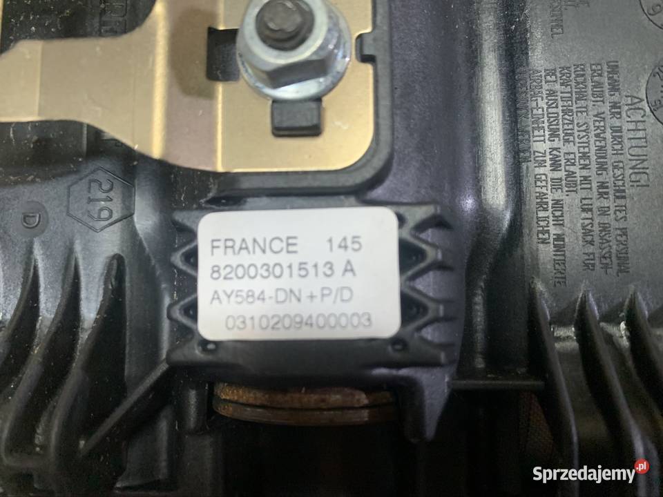 8200106306 kierownica airbag Renault megane zachodniopomorskie Szczecin sprzedam