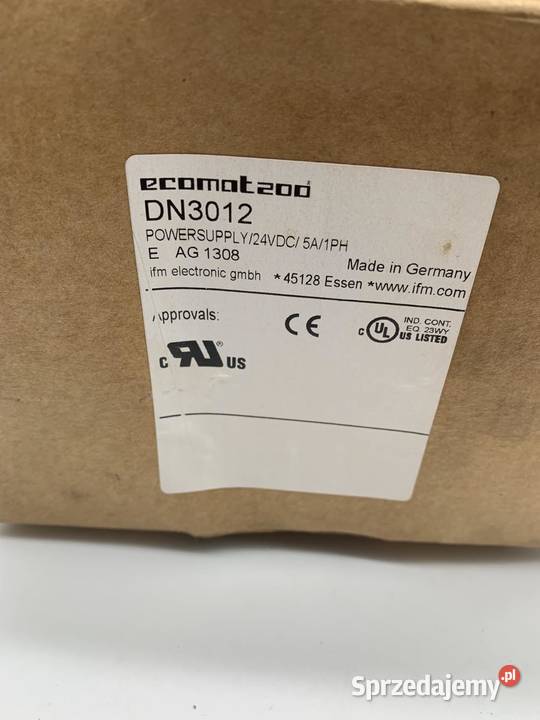 IFM DN3012 Zasilacz imploswy Used Warszawa sprzedam