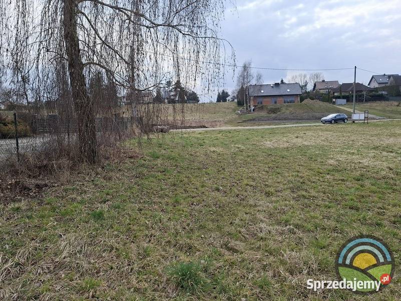 Ściejowice gm Liszki kształtna działka budowlana 887m2