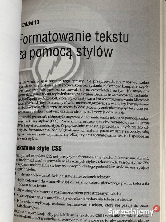 Książka HTML i XML Zabierz się kodowanie stron Warszawa sprzedam