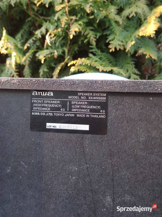 Aiwa nsxs888 wieża kolumny delfinek 3cd deck zachodniopomorskie Świdwin
