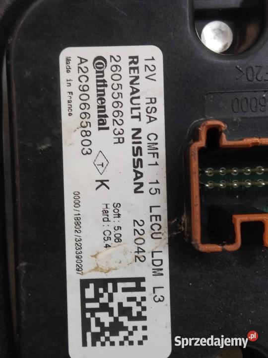 PRZETWORNICA XENON 26055623R Renault Captur II Motoryzacja