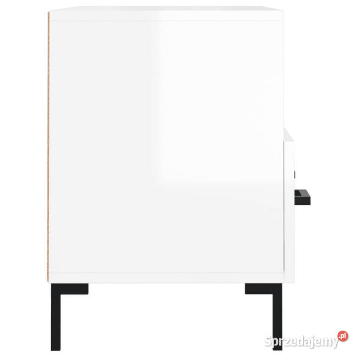 Szafka pod TV biała wysoki połysk 80x36x50 Warszawa
