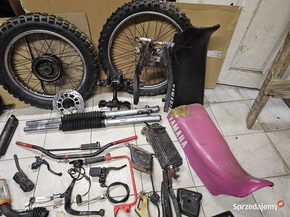 Yamaha DT 80 LC2 części dt80 koło siedzenie Motocykle na części