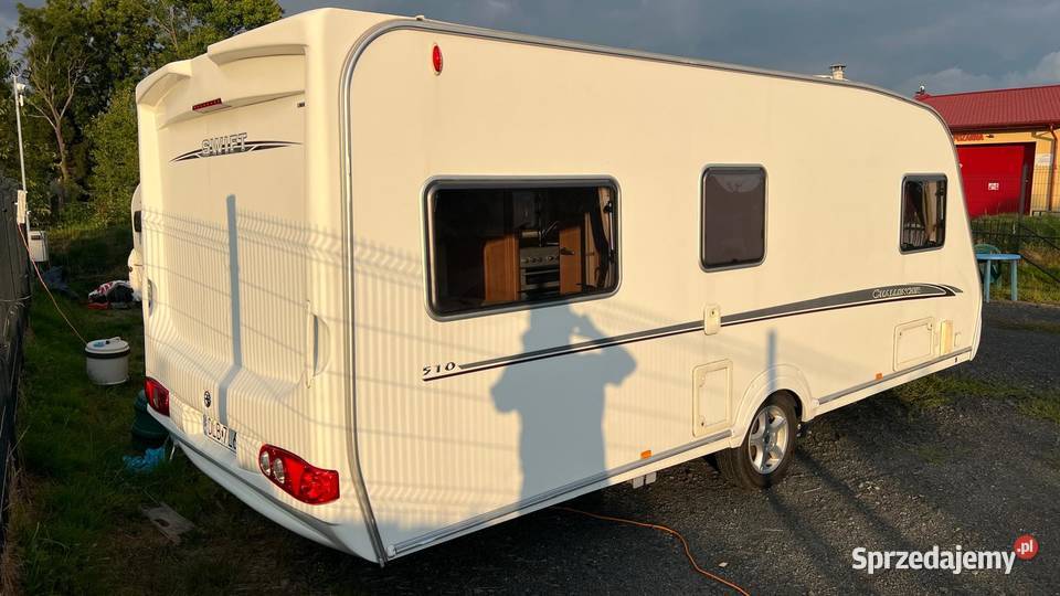 Swift Challenger 510 2007 mover pojedyncze łóżka Leśna