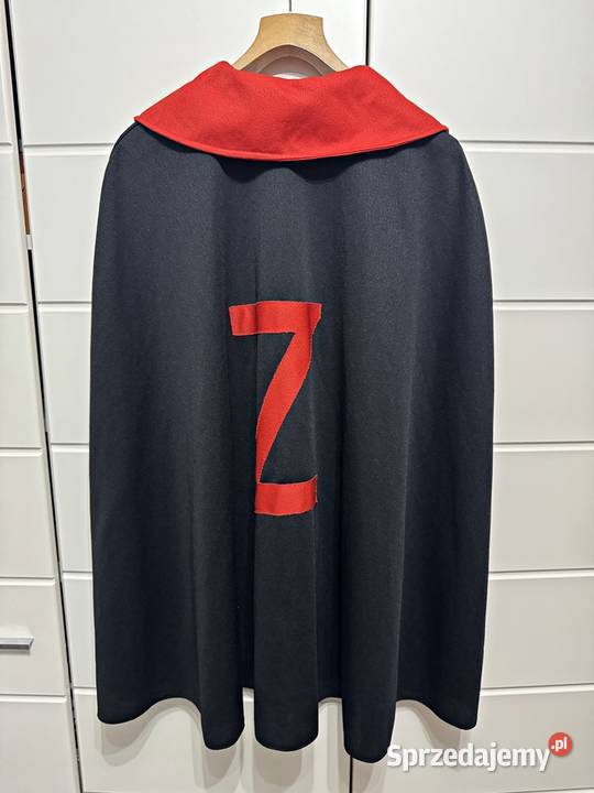 Peleryna z kołnierzem Zorro