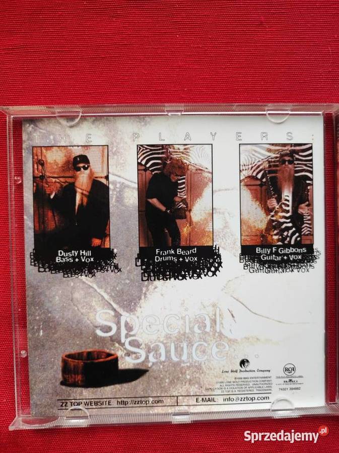 1996 Rhythmeen ZZ TOP kolekcjonerska płyta cd Kielce