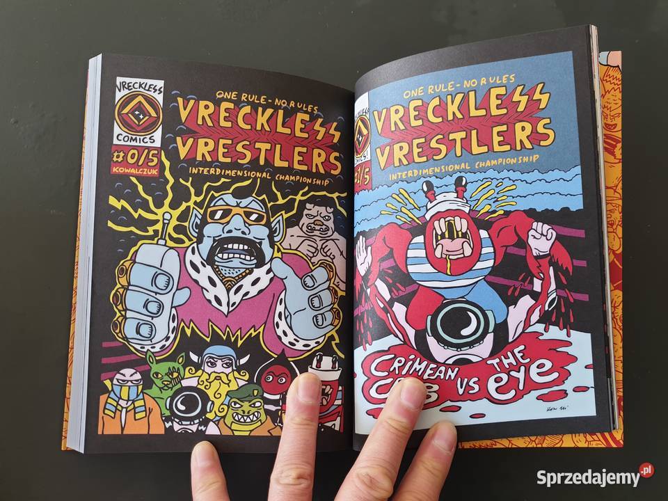 Vreckless Vrestlers Łukasz Kowalczuk komiks Gdynia