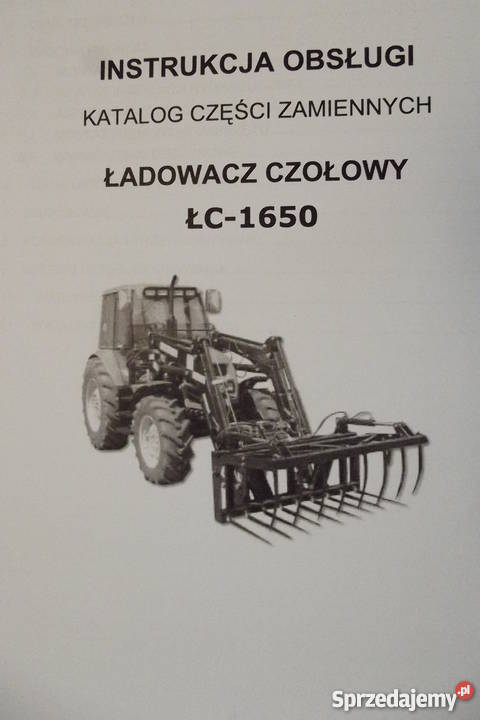 Katalog Cześci Zamiennych Ładowacz Czołowy ŁC nieuszkodzony Części zamienne Rolnictwo Parczew