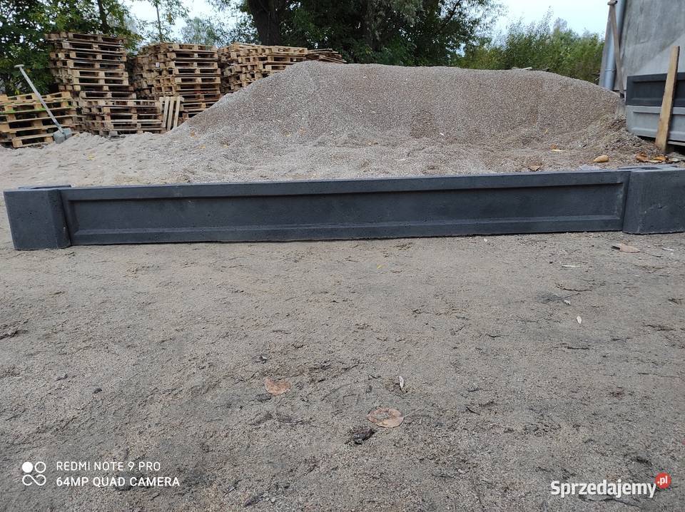 Podmurówka betonowa GRAFITOWA płyta betonowa warmińsko-mazurskie Orneta