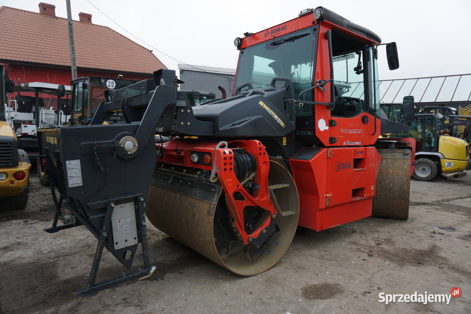 Walec Bomag BW 174 AP 2016 z rozsypywaczem grysu Jeziorko
