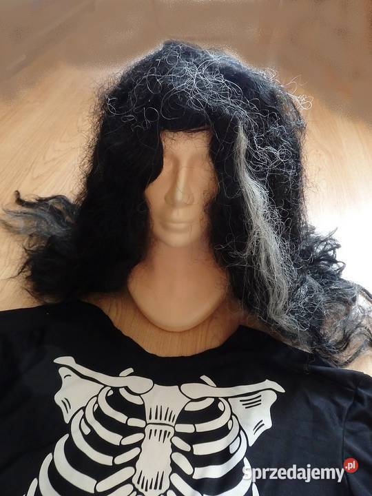 Duży Kostium Kościotrup Peruka Made in USA Pozostałe Rzeszów