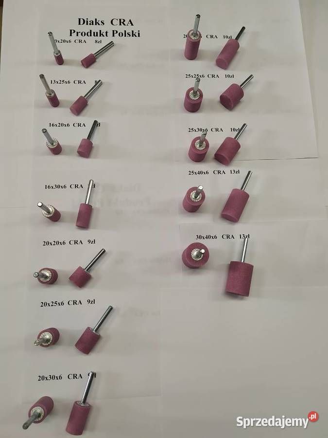 Kamień z trzpieniem ścierny 13x25x6 95 A 46M Lublin