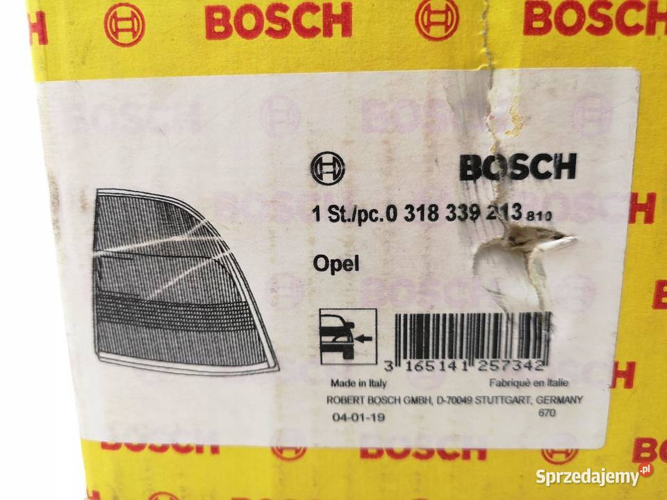 LAMPA LEWY TYŁ BOSCH OPEL VECTRA B 9502 SEDAN lubelskie